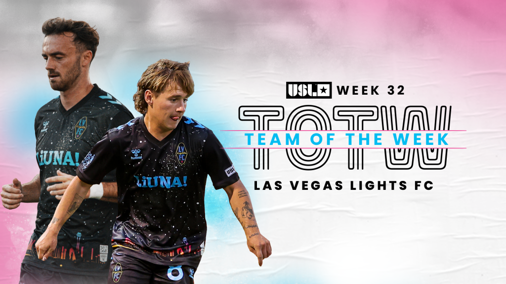 Las Vegas Lights FC's Coleman Gannon and Grayson Doody Team of the Week for Week 32